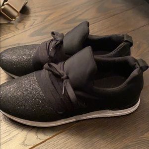 Sparkle sneakers in black